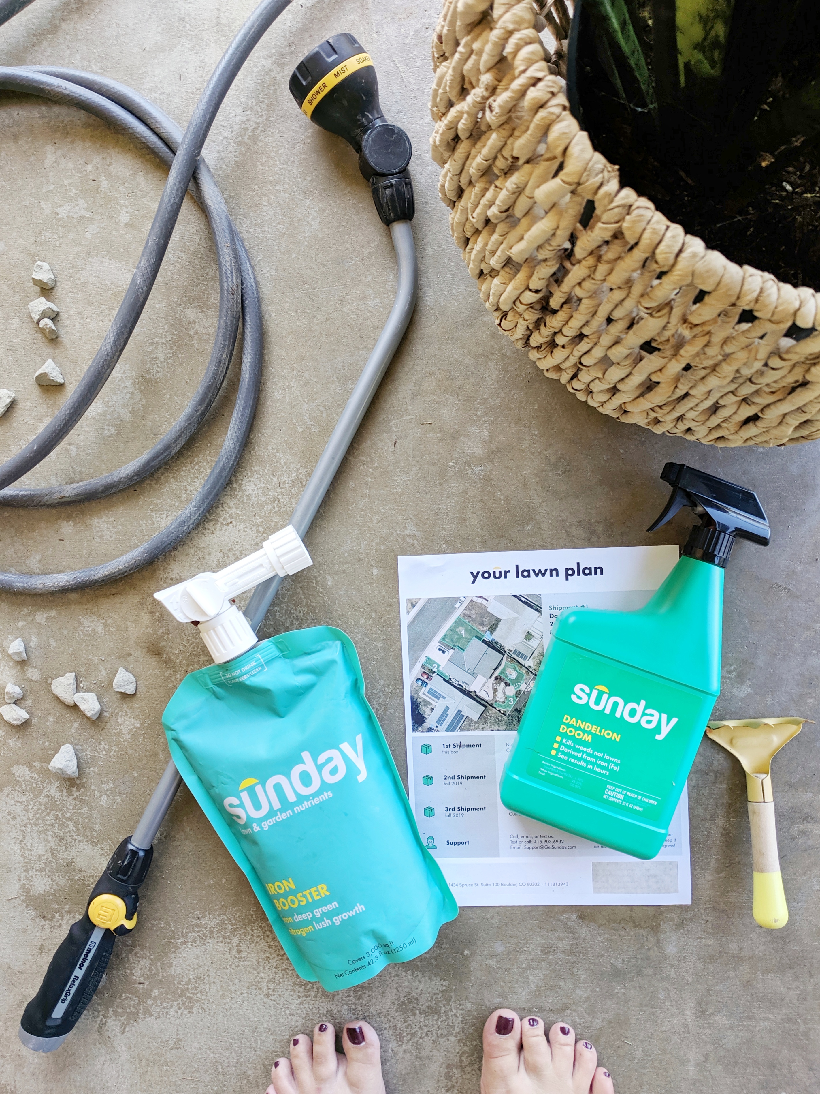 garden in a box kit boulder on Caring For Our New Yard With Sunday The Homebody House